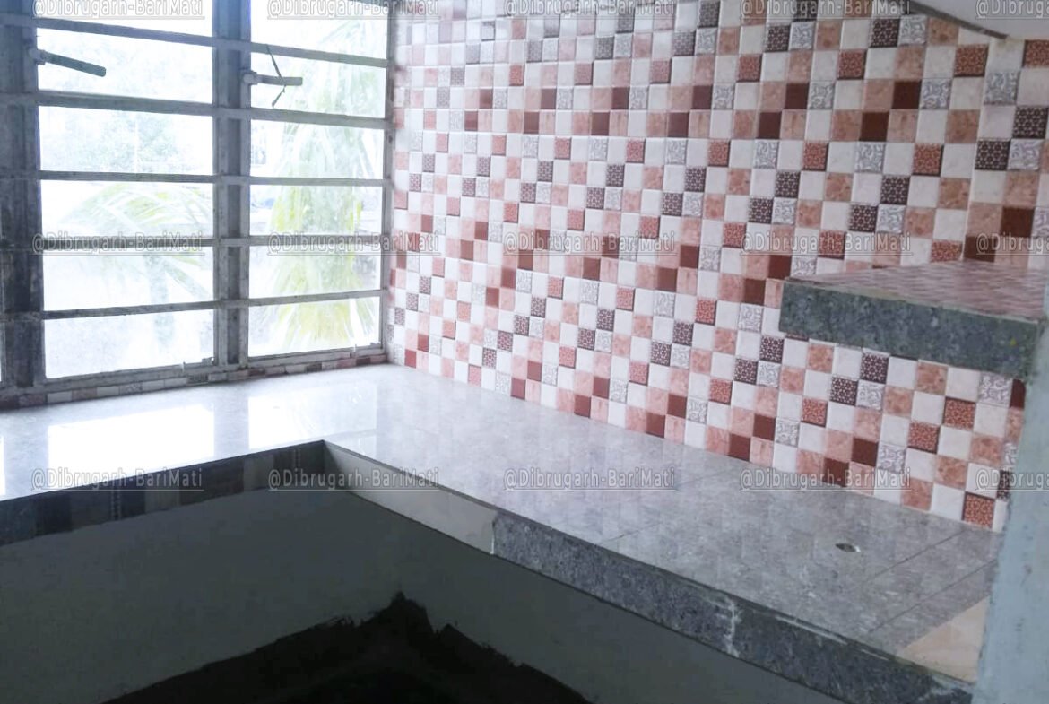Kitchen are of 1 rk house rent at Milan Nagar dibrugarh at rs 5000