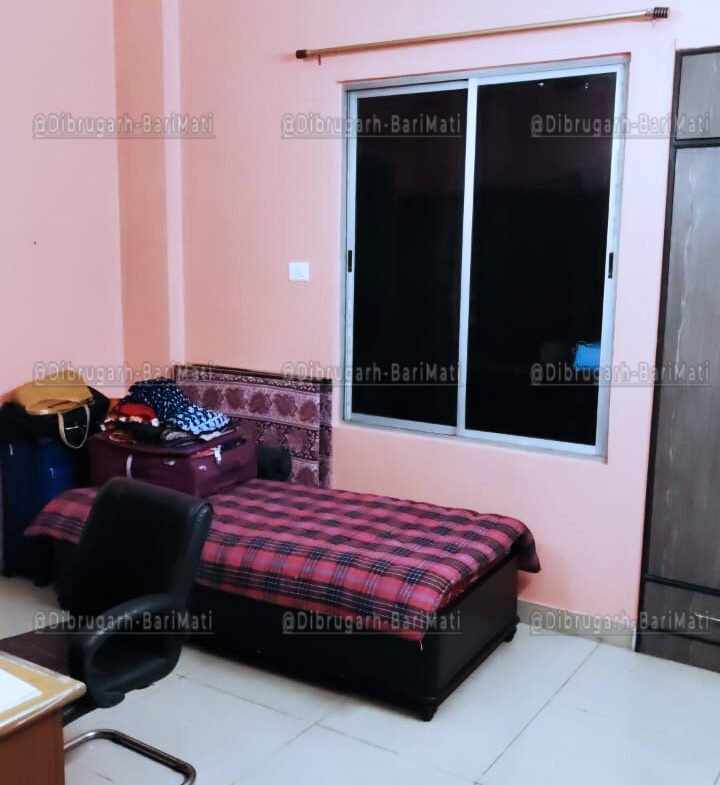 2 bhk semi furnished flat for rent at Chowkidinghee, Dibrugarh under 15000