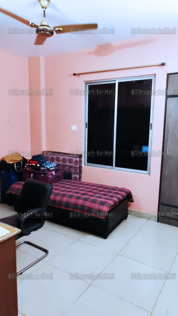 2 bhk semi furnished flat for rent at Chowkidinghee, Dibrugarh under 15000