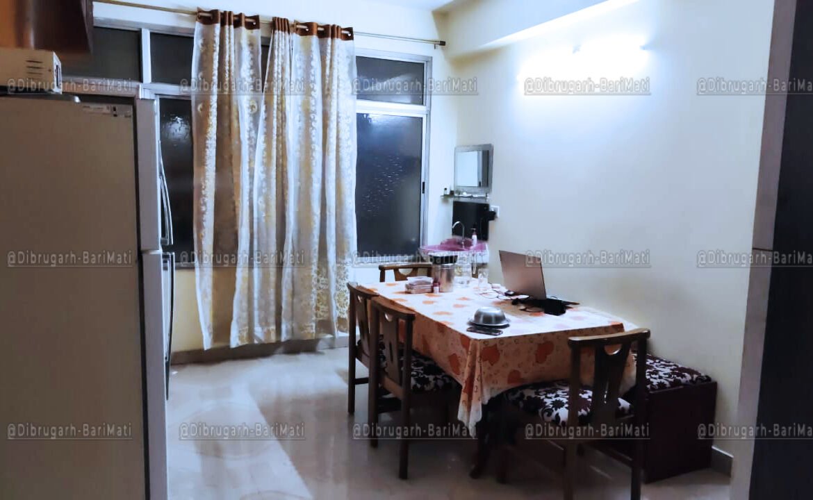 2 BHK flat for rent under 15000 at chowkidinghee Dibrugarh