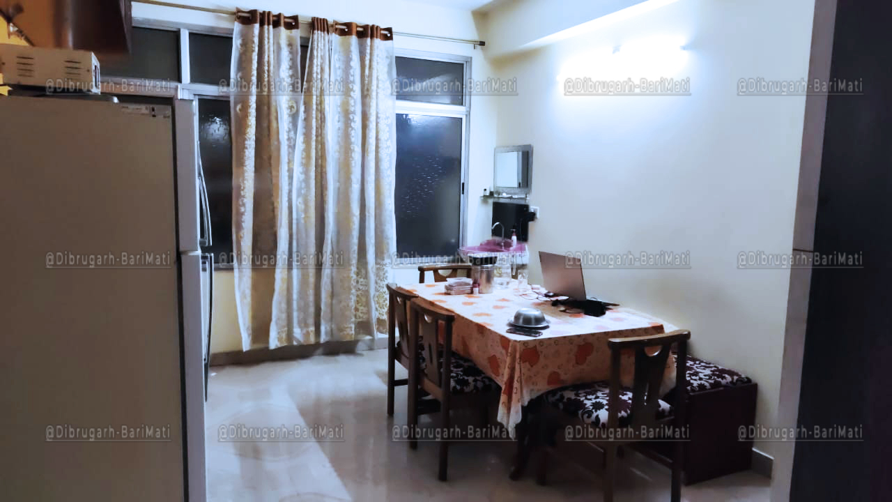 2 BHK flat for rent under 15000 at chowkidinghee Dibrugarh