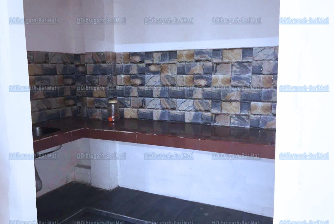 3 BHK flat for rent at Graham bazaar dibrugarh under 15000