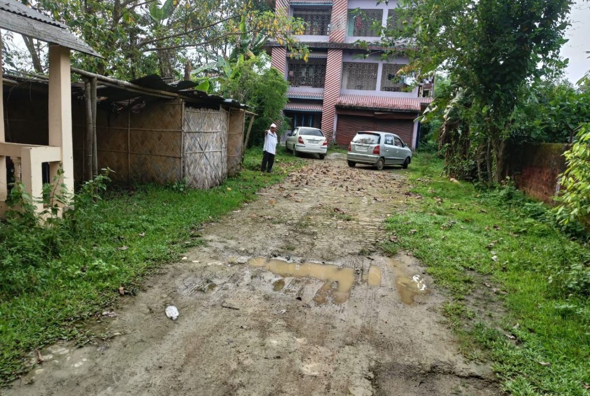 Affordable 3-story building for sale in the prime location of Ashok Path, Dorikapar, Sivasagar, priced below ₹1 crore