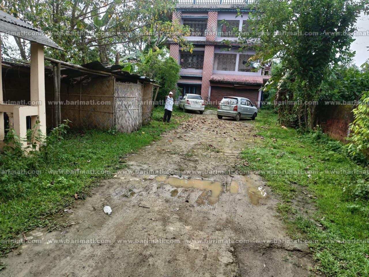 Affordable 3-story building for sale in the prime location of Ashok Path, Dorikapar, Sivasagar, priced below ₹1 crore