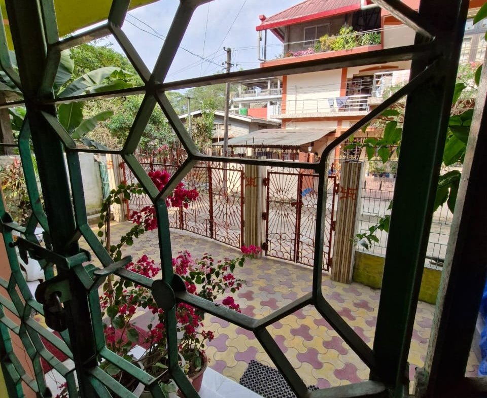 2 BHK house for rent near schools and markets at Nirmali Gaon in Dibrugarh with car parking space.