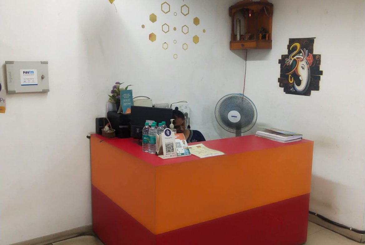 Ready-to-operate restaurant space for rent at Chowkidinghee, Dibrugarh, featuring furniture and all essentials, 3rd floor, under ₹25,000