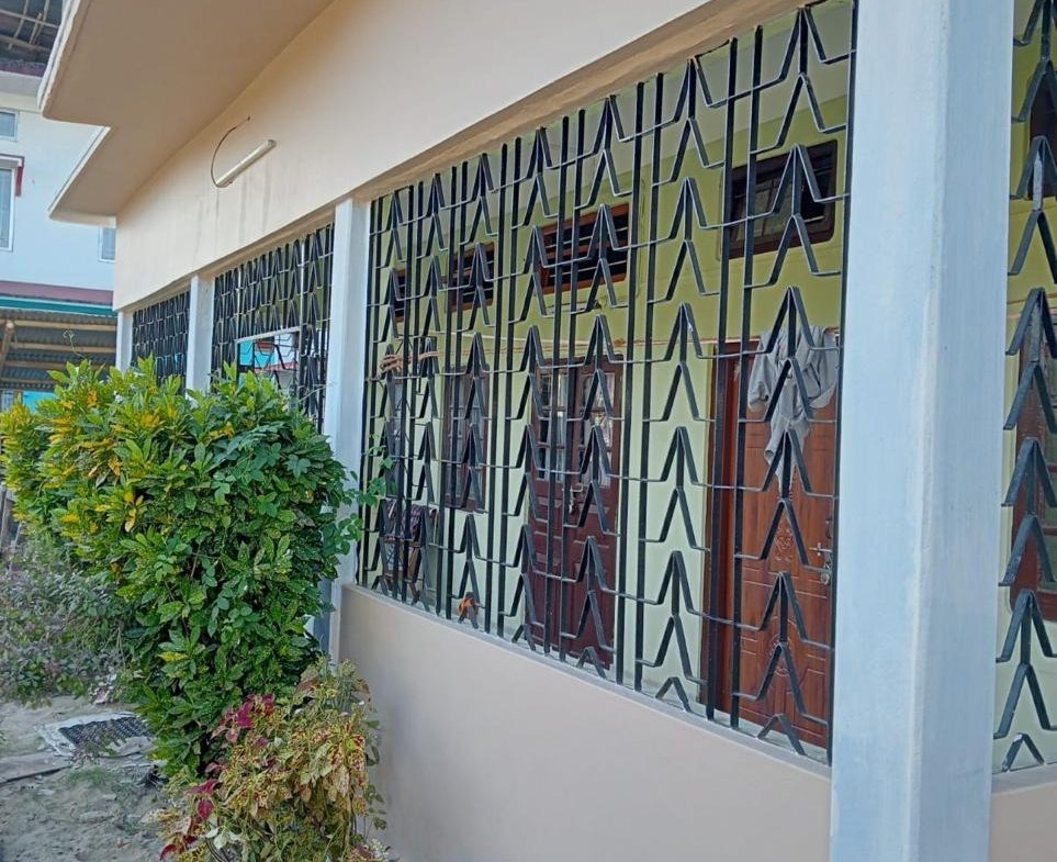 3 BHK house for rent at Milan Nagar, Dibrugarh, under ₹10,000 per month, situated on the ground floor in a prime location