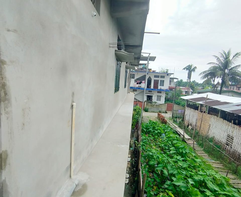 2-bedroom house for rent at Boiragimoth, Dibrugarh, couple-friendly, prime location, ₹11,000 monthly, first-floor property