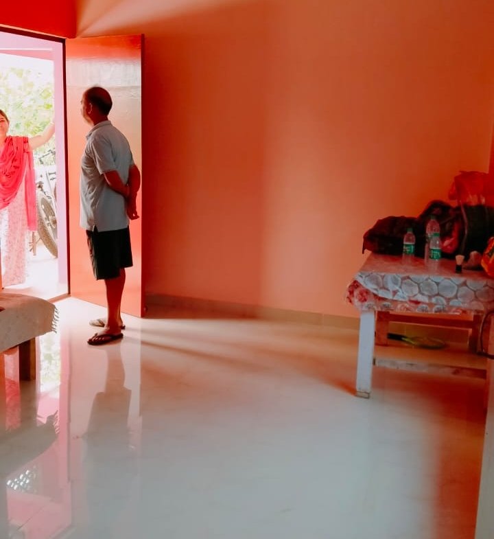 Prime location 2BHK house for rent near Convoy Road Flyover, Dibrugarh, at ₹12,000, situated on the first floor with excellent connectivity