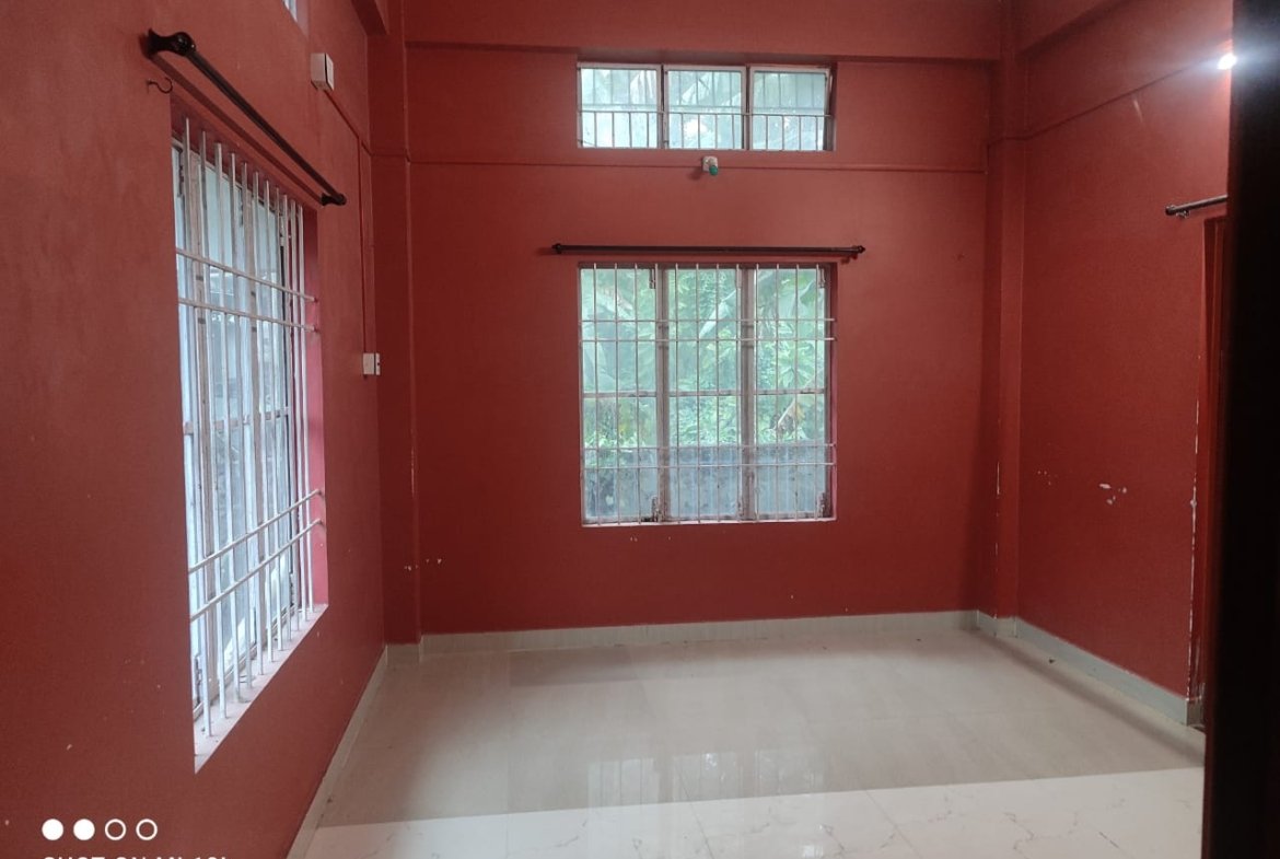 Prime location 2BHK house at Milan Nagar, Dibrugarh, with car parking space on the ground floor for rent at ₹12,000.