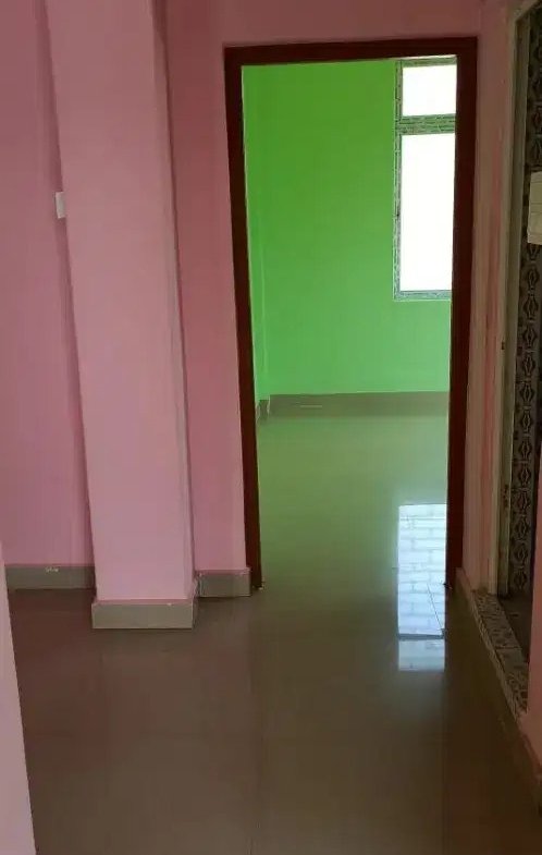 Spacious two-bedroom apartment available for monthly rent of ₹7,000 at Mahabir Villa on Ashram Road, second floor unit in Silchar