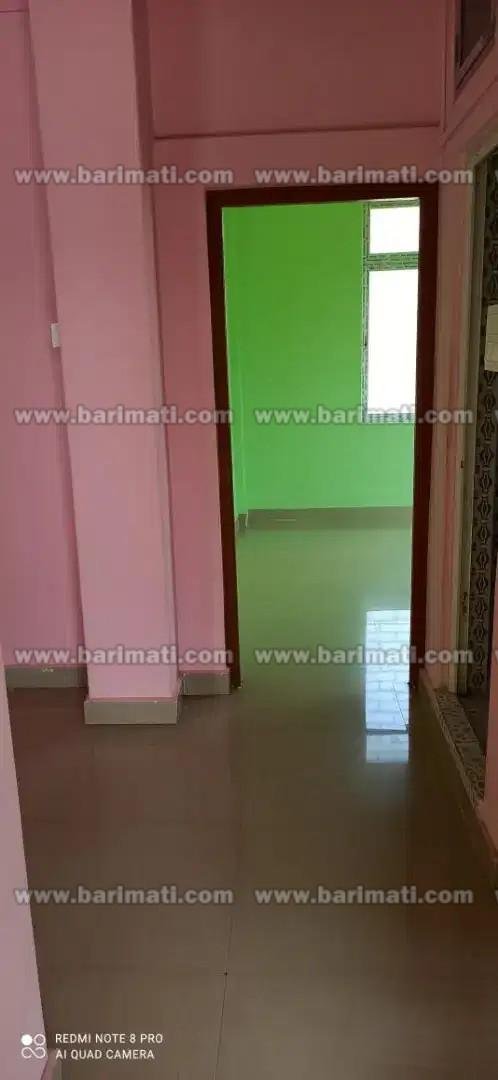 Spacious two-bedroom apartment available for monthly rent of ₹7,000 at Mahabir Villa on Ashram Road, second floor unit in Silchar