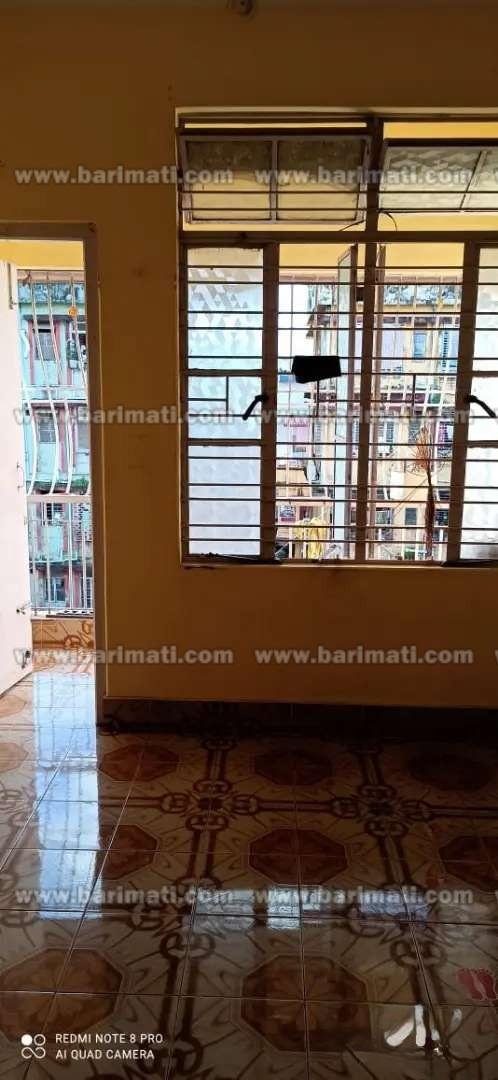Two-room flat available for tenancy in Silchar's Mahabir Villa on Ashram Road, upper floor location, seven thousand rupees per month