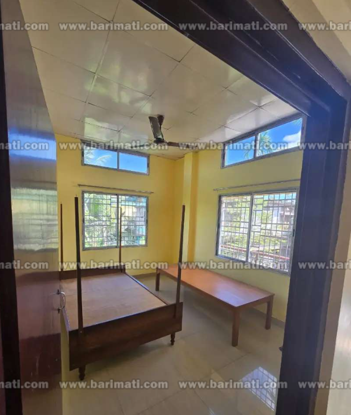 Independent 2 BHK house for rent in Dibrugarh town, situated in Sankardev Railway Colony. First floor access with dedicated car parking.