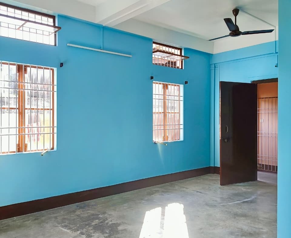 Move into the best! Ground floor 2 BHK house with car parking available in a beautiful society near Dibrugarh town's prime location. Suitable for all. See DIB300.