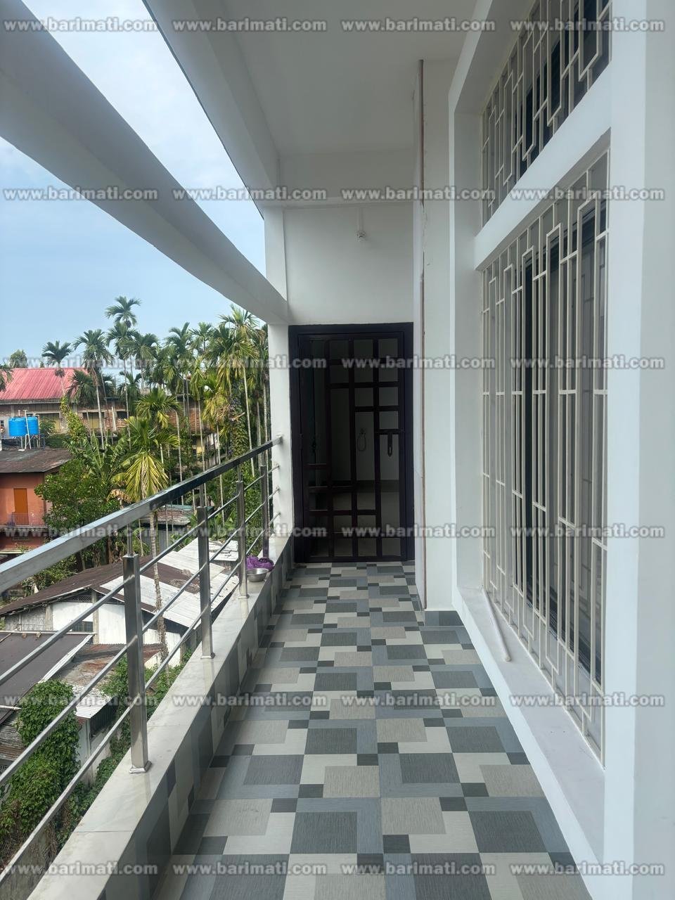 Prime Chiring Chapori! Spacious, newly built 2-bedroom house for rent in Dibrugarh. Features modern design, tiled floors, western amenities. Excellent main road location.