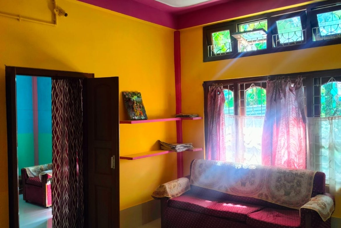Ground Floor 2 Bedroom House Milan Nagar Dibrugarh under 10k with car parking available Dib 34