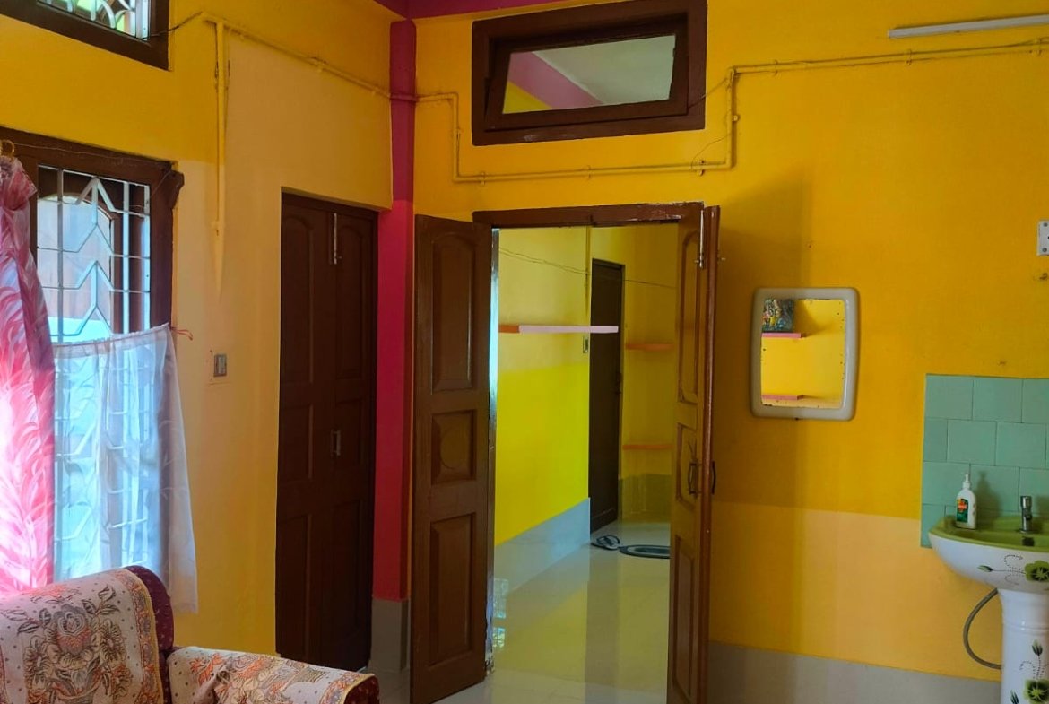 Spacious 2 BHK Rent Milan Nagar Assam Perfect for Students Bachelors Ground Floor Dib 34